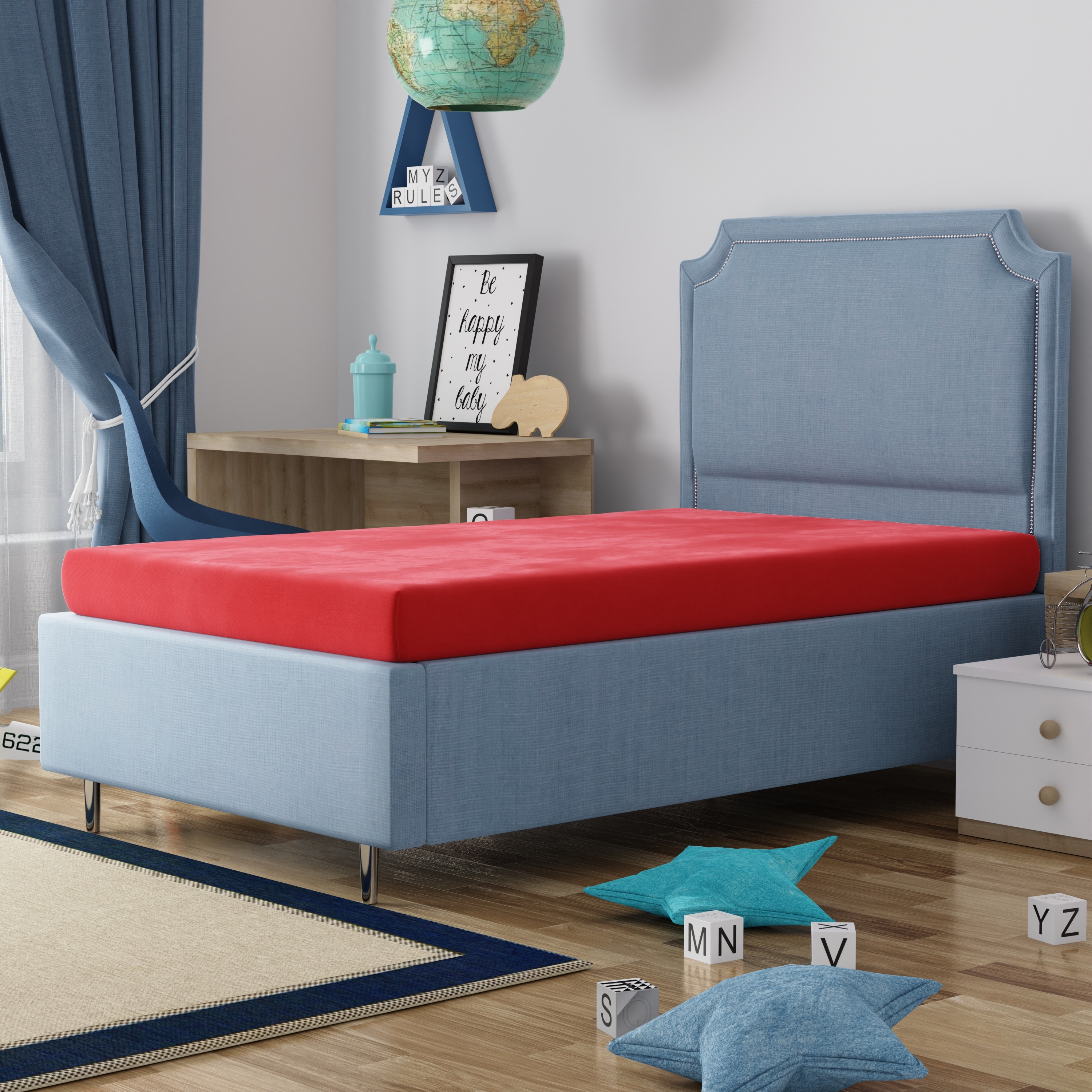 Omne Kids 7 inch Mattress in room